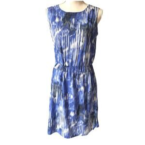 Athleta Blue White Gray Sporty Dress Size 4